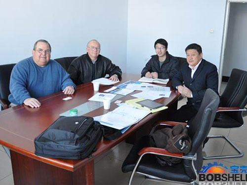 美國(guó)客商來(lái)我司考察